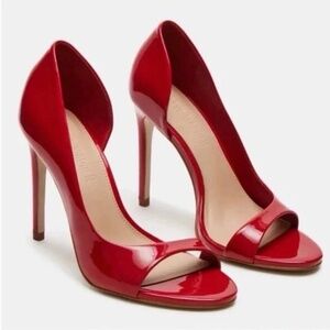 ALLURE Red Patent Stilettos